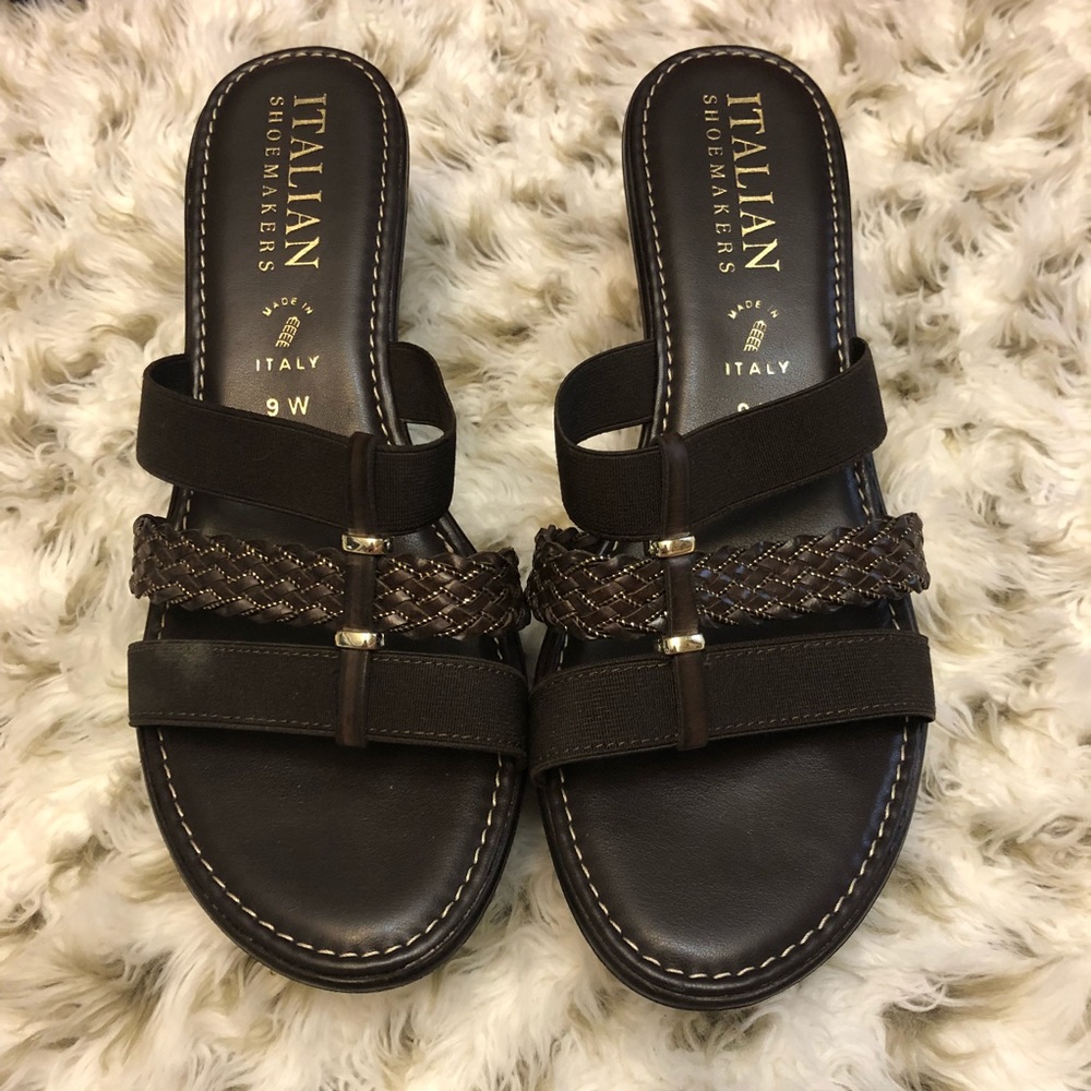 Strappy Wedge Sandals